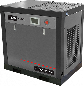 Выгодные условия покупки на винтовой компрессор айронмак  ic 50/8 am (6,18 м3/мин; 8 бар; 37 квт) ironmac