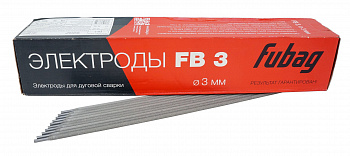 Выгодные условия покупки на фубаг электрод сварочный с рутиловым покрытием fb 3 d3.0 мм (пачка 5 кг) fubag