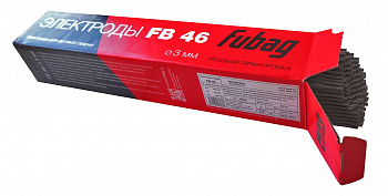 Выгодные условия покупки на фубаг электрод сварочный с рутилово-целлюлозным покрытием fb 46 d3.0 мм (пачка 5 кг) fubag