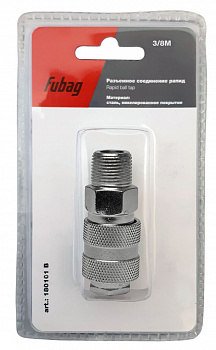 Выгодные условия покупки на fubag разъемное соединение рапид (муфта), 3/8"m, наружн. резьба, блистер 1 шт