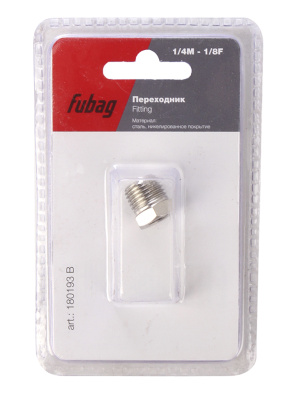 Выгодные условия покупки на fubag переходник 1/4"m на 1/8"f, блистер 1 шт.