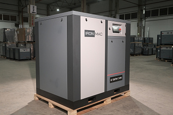 Выгодные условия покупки на винтовой компрессор ironmac ic 120/10 c vsd (10 бар; 11,85 м3/мин; 90,0 квт) айронмак иронмак