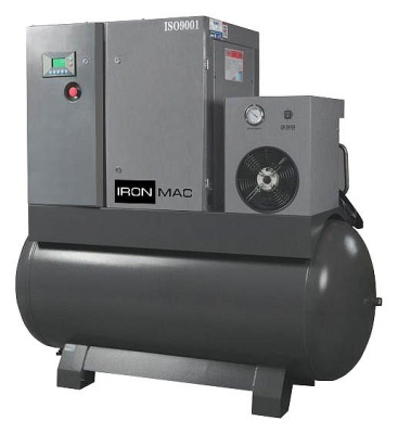 Выгодные условия покупки на блочная станция ironmac ic 20/8 c vsd df 500l (8 бар; 2,27 м3/мин; 15,0 квт) айронмак иронмак